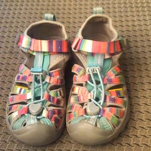 Girls size 11 Keen sandles used